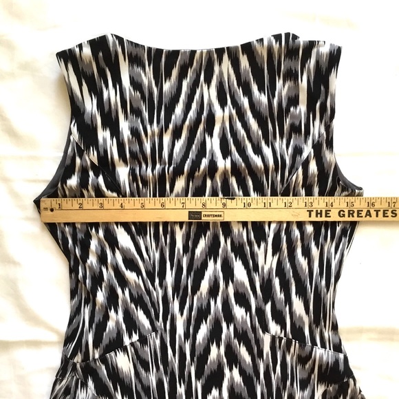 Nine West Poly Knit Dress Fit Flare Size 2 - Picture 4 of 7